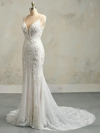 Maggie Sottero Edie #4 Ivory/Silver Accent/Soft Blush thumbnail