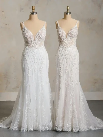 Maggie Sottero Edie #7 Ivory/Silver Accent/Soft Blush thumbnail