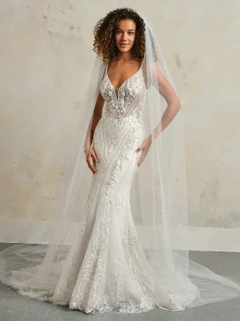 Maggie Sottero Edie #1 Ivory/Silver Accent/Soft Blush thumbnail