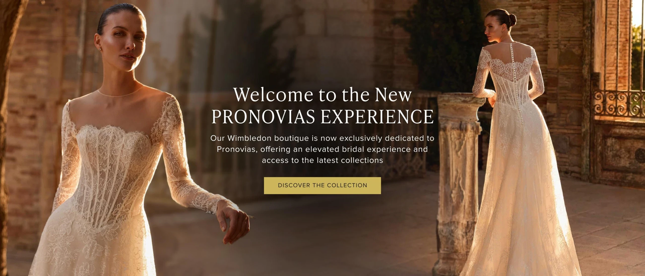 Welcome to Pronovias Experience Banner